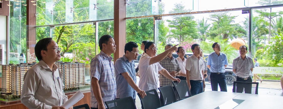 LÃNH ĐẠO THÀNH PHỐ HUẾ KIỂM TRA THỰC TẾ TẠI ECOGARDEN
